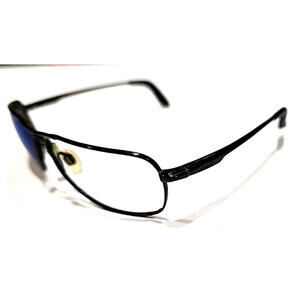 REVO 3083 01 Undercut Missing Lens Black Metal Rectangular Sunglasses 61-16 122